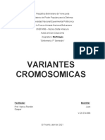 Variantes Cromosomicas