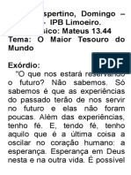 O Maior Tesouro do Mundo