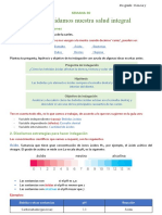 Cómo Cuidamos Nuestra Salud Integral: Semana 30