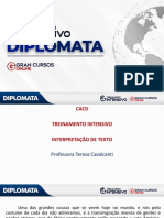 Tereza Cavalcanti-Treinamento intensivo Diplomata - 1ª Fase CACD 2