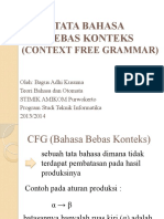 CFG TATA BAHASA