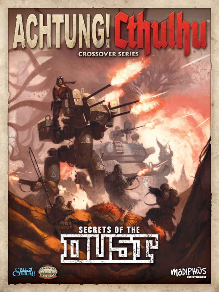 Achtung Cthulhu Secrets of The Dust Printer Friendly  PDF  