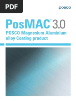 Posmac: Posco Magnesium Aluminium Alloy Coating Product