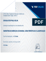 Marketing de Serviços Economia, Características e Classificação