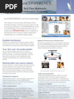 Acuconference Brochure