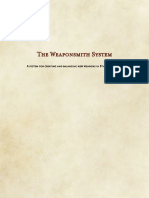 The Weaponsmith System: A System For Creating and Balancing New Weapons in 5th Edition D&D