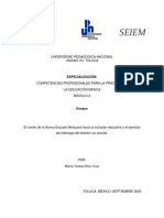 Ensayo - El Rumbo de La NEM y El Liderazgo