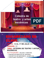 Semana 19 Catedra de Teatro.