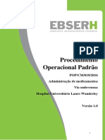 Pop 019 Administração de Medicamento Via Endovenosa