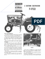 WheelHorse Cultivator 7-1722 - A-5153
