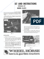 WheelHorse Hydraulic Lift Accessory 8-4113