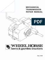 WheelHorse Manual Transmissions Service Manual