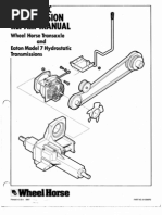 Download WheelHorse Eaton model 7 service manual by Kevins Small Engine and Tractor Service SN50699099 doc pdf