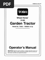 Toro WheelHorse 260 Series service manual | Steering cub cadet rzt 42 wiring diagram 