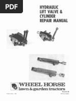 Download WheelHorse hydraulic lift valve and cylinder repair manual 810242R1 by Kevins Small Engine and Tractor Service SN50699165 doc pdf