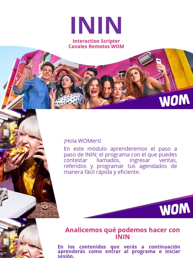 Guía de Uso de ININ para WOMers | PDF | Contraseña | Software