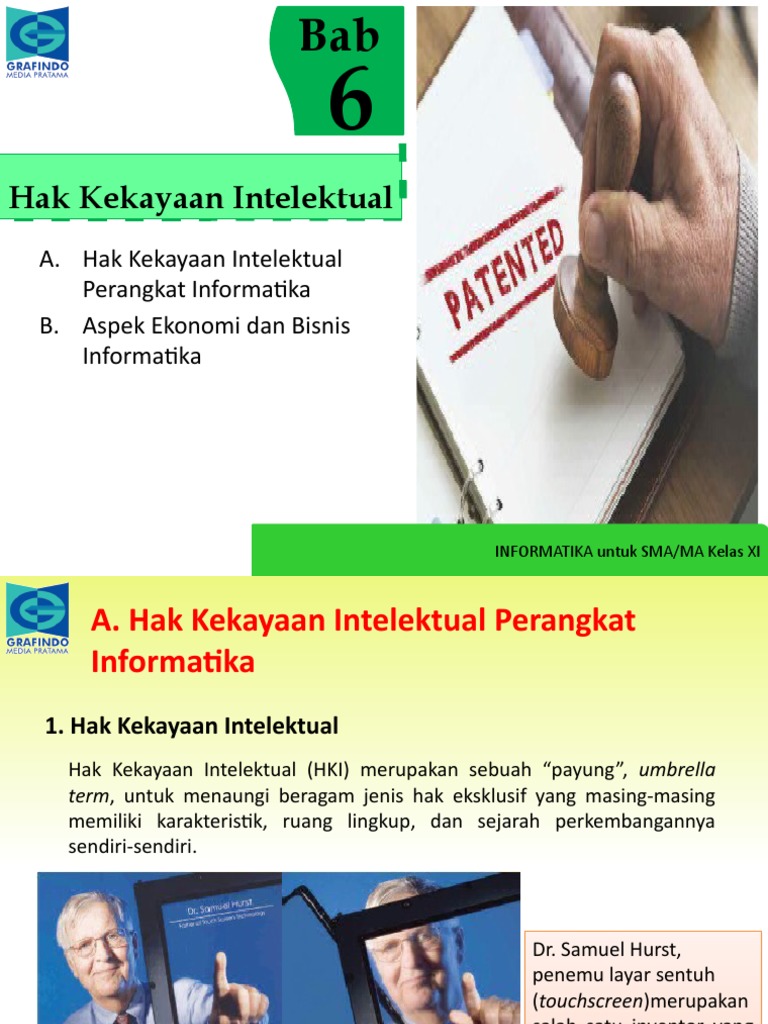 Haki Informatika dan Bisnis Terkait | PDF