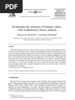 evaluating the human values
