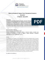 Súmula Das Decisões Tribunal Fiscal e Aduaneiro de Sotavento e Barlavento - 4 Trimestre - 2019