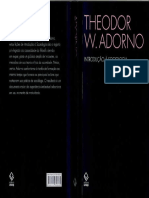 ADORNO, Theodor - Introducao a Sociologia