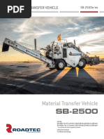 Roadtec SB 2500 Specs | PDF | Engines | Transport