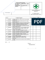 Daftar Tilik Pelayanan Klinis