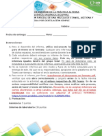 Formato de Informe de Laboratorio - Química Orgánica