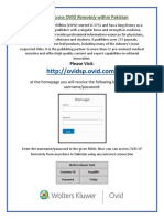 How To Remotely Access OVID Within Pakistan