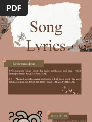 PPT SONG LYRICS