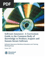 Curriculum Guide To The CBK