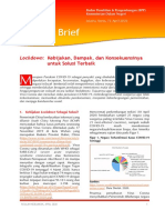 Zz. Herie Saksono - Policy Brief - Lockdown - Policy, Impact & Consequences - KCA 12042020