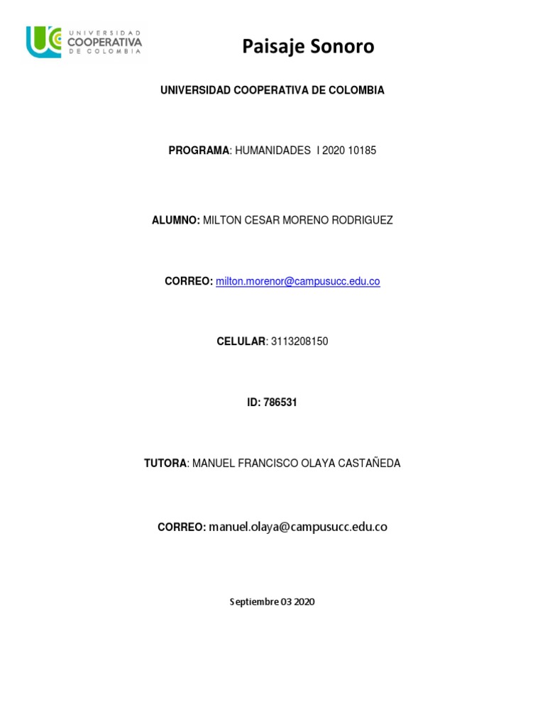 Actividad 3 | PDF | Artes del Lenguaje y Comunicación | Estudios de ...