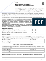 Consentimiento informado para la vacuna anti-COVID en La Paz