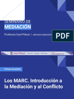 1 - Los MARC. Introducción A La Mediación y Al Conflicto
