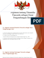 Argumen Dinamika Pancasila - Pert. 6