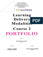 Learning Delivery Modalities Course 2: Portfolio