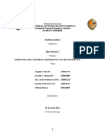 Estructura de los Gobiernos Corporativos y el Rol de la Auditoría Interna