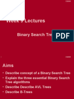 Week 9 Lectures: Binary Search Trees