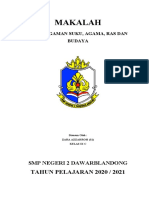 Makalah Suku Agam Ras Dan Budaya Di Indonesia