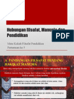 Filsafat Manusia dan Pendidikan