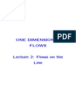 One Dimensional Flows