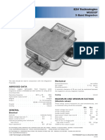 E2V Technologies MG5232F X-Band Magnetron: Abridged Data