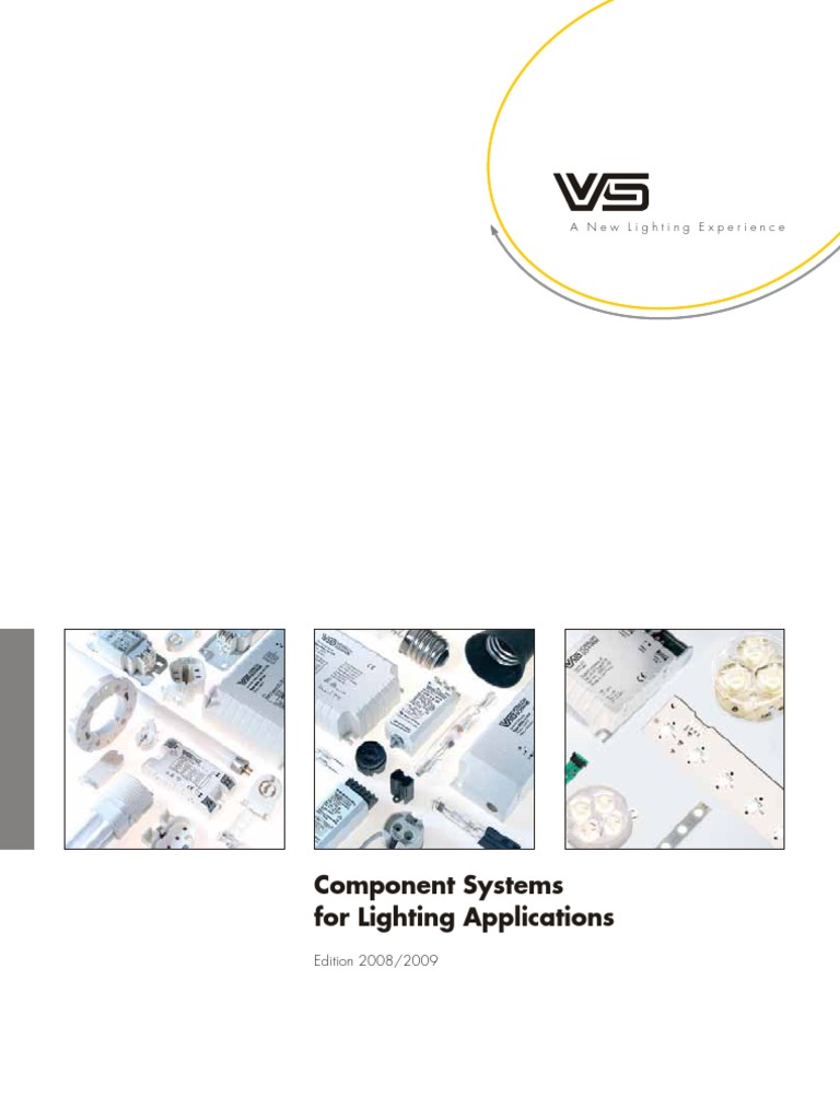 VS Catalogue 2008 GB | PDF | Mains Electricity | Incandescent Light Bulb