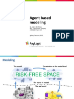 Agent Based Modeling: Dr. Andrei Borshchev Ceo, The Anylogic Company