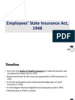 SSI L 4 Employeesâ - Ž State Insurance Act 1948