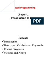 Advanced Programming CH1