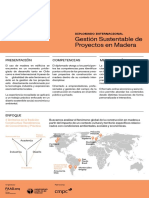 Diplomado GestiÃ³n Sustentable de Proyectos en Madera -ESP