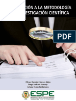 Introduccion a La Metodologia de La Investigacion Cientifica