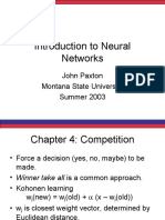 Introduction To Neural Networks: John Paxton Montana State University Summer 2003