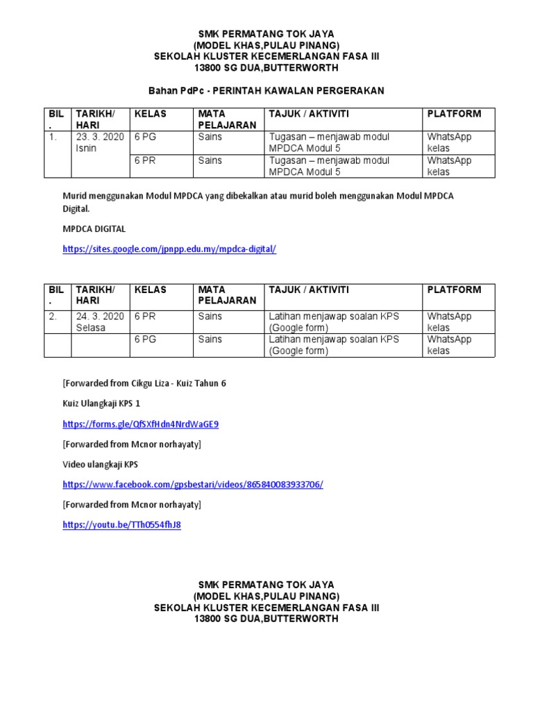 Bahan PDPC PKP | PDF